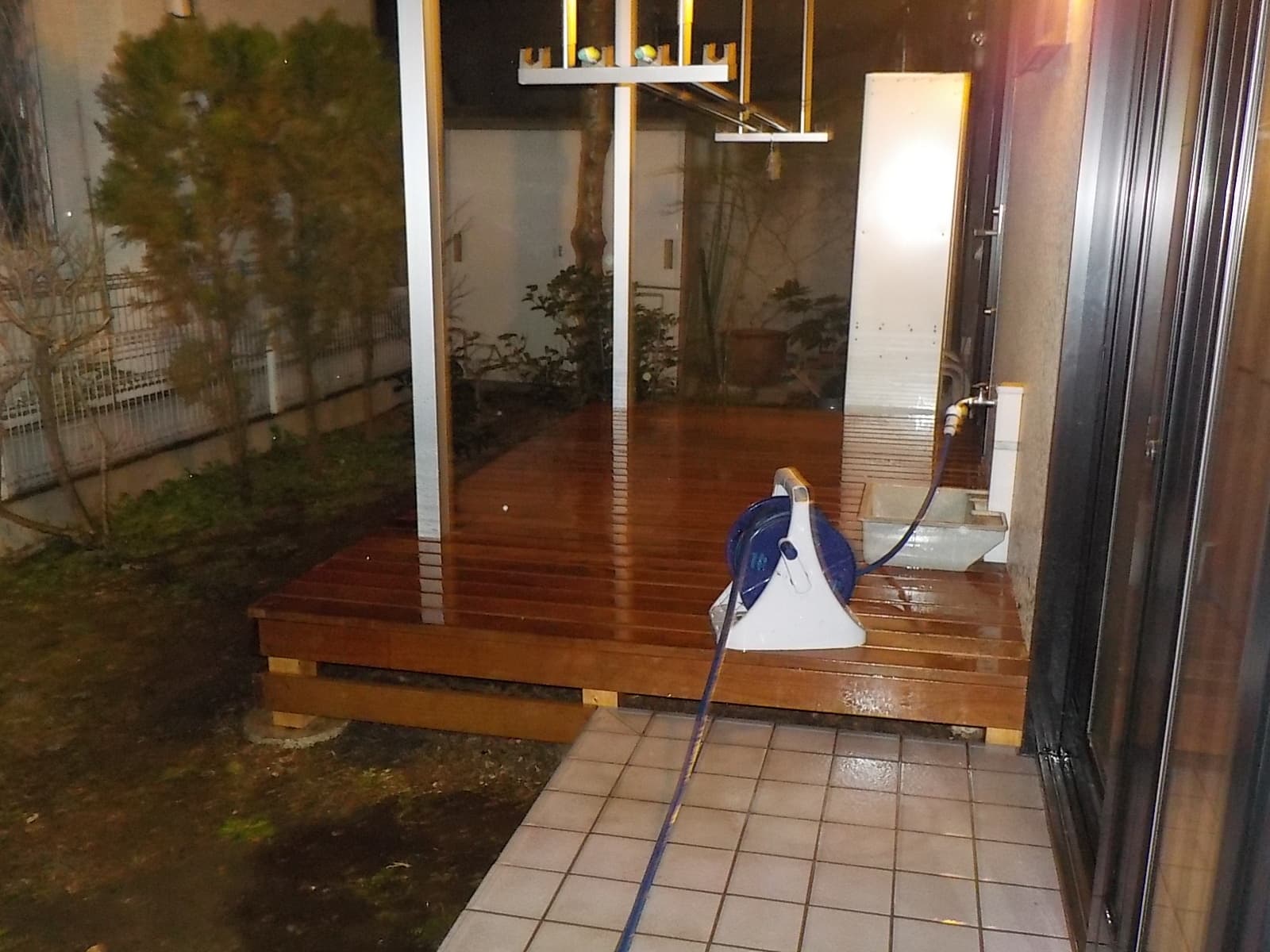 ウッドデッキ設置